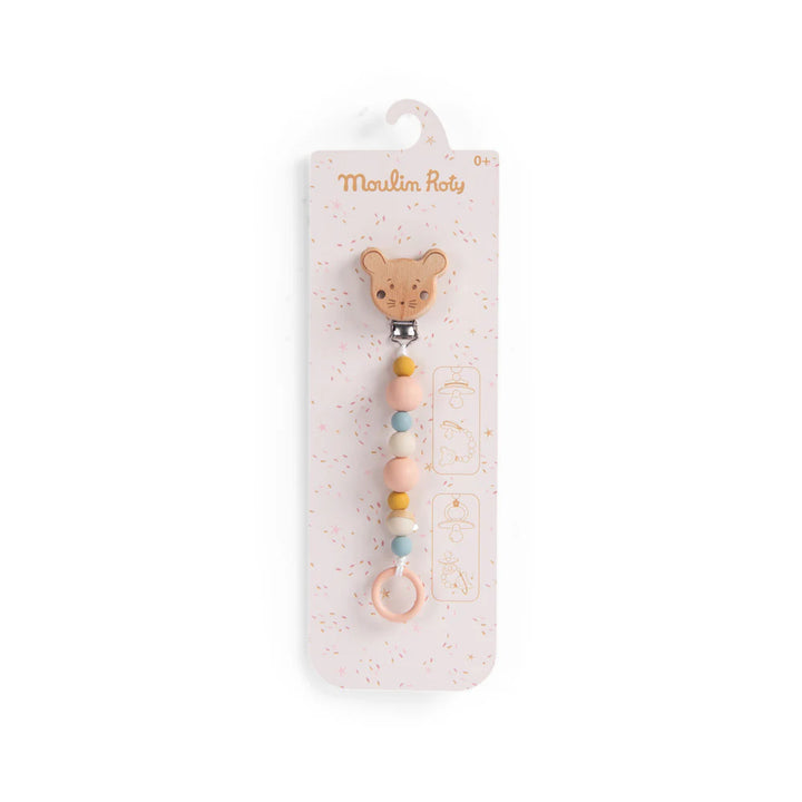 MOUSE SILICONE SOOTHER HOLDER