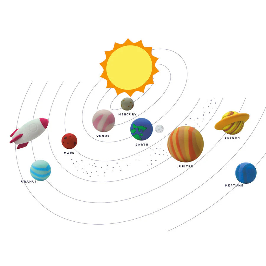SOLAR SYSTEM ERASERS