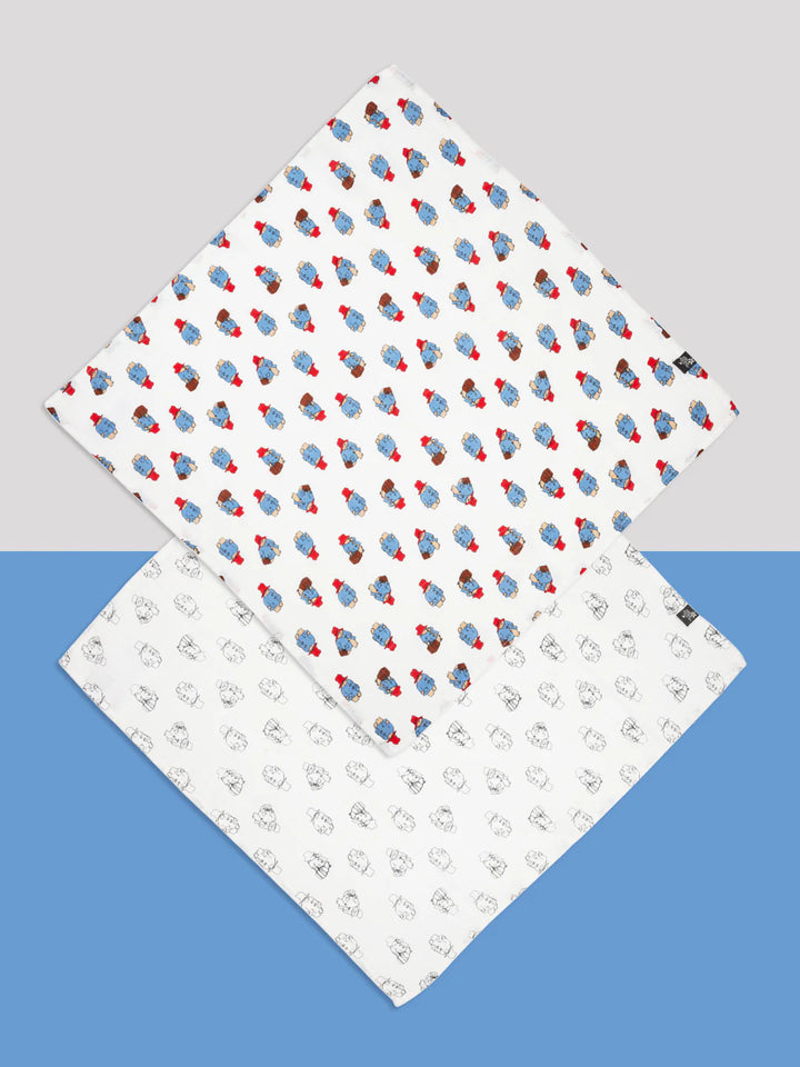 PADDINGTON LOVES TO TRAVEL 2PK MUSLIN SQUARES