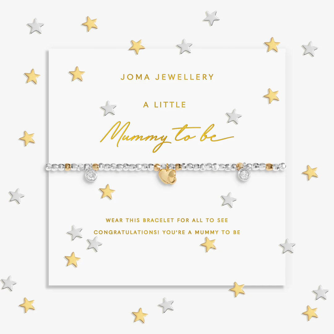 SPARKLE CONFETTI A LITTLE MUMMY TO BE BRACELET