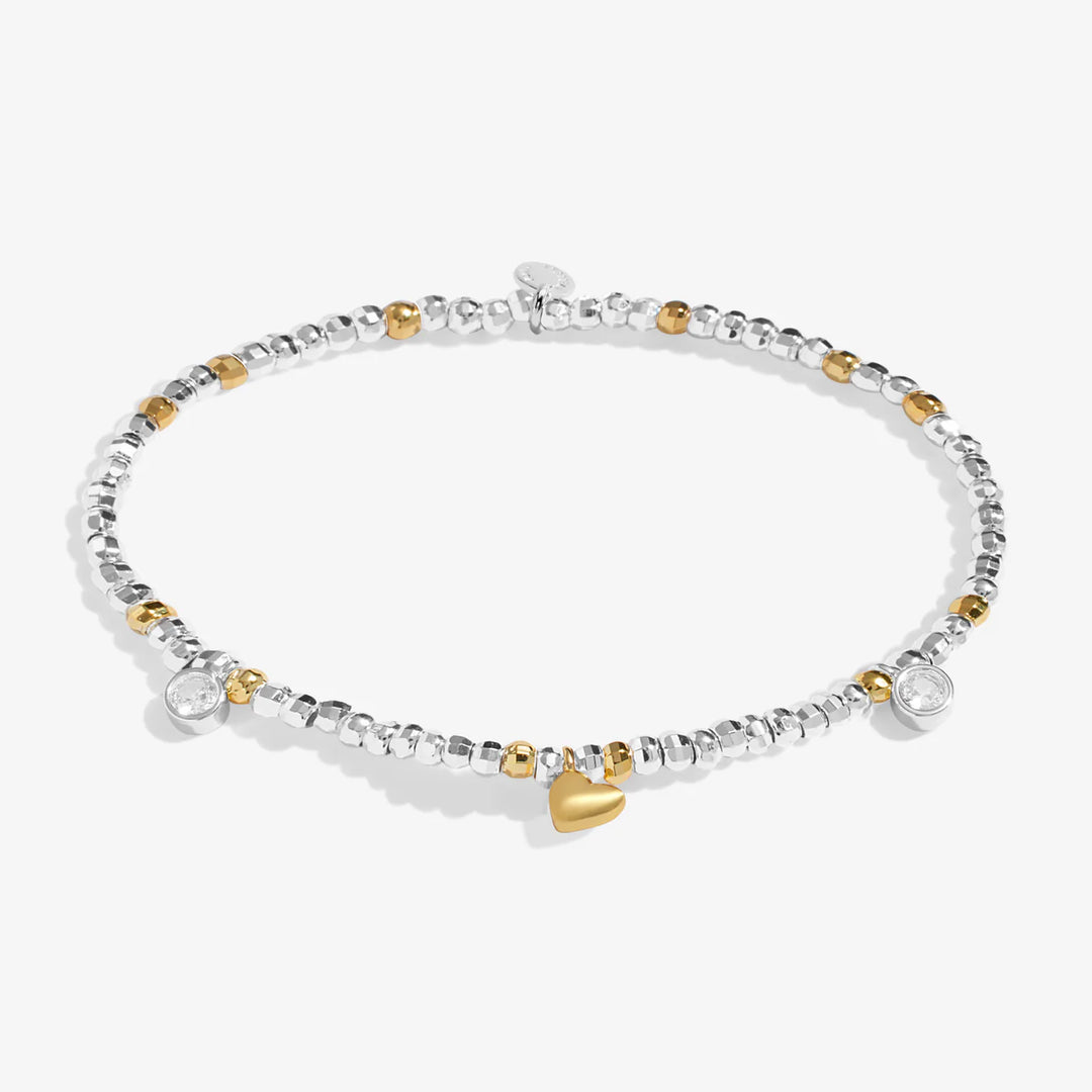 SPARKLE CONFETTI A LITTLE HEART OF GOLD BRACELET