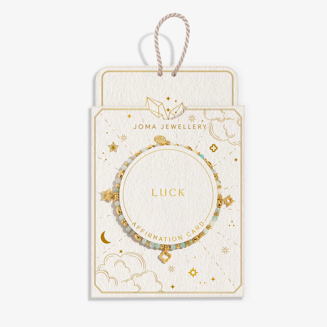 AFFIRMATION CARD LUCK BRACELET