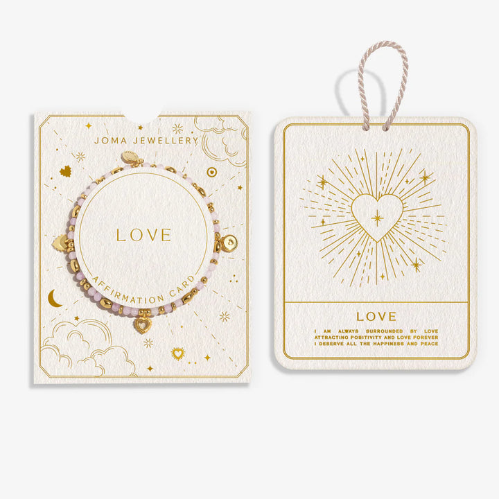 AFFIRMATION CARD LOVE BRACELET