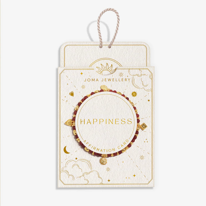AFFIRMATION CARD HAPPINESS BRACELET