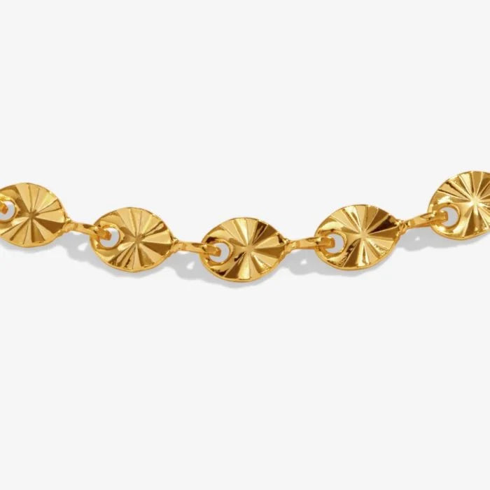 SPARKLE GOLD CRYSTAL PLATED ANKLET