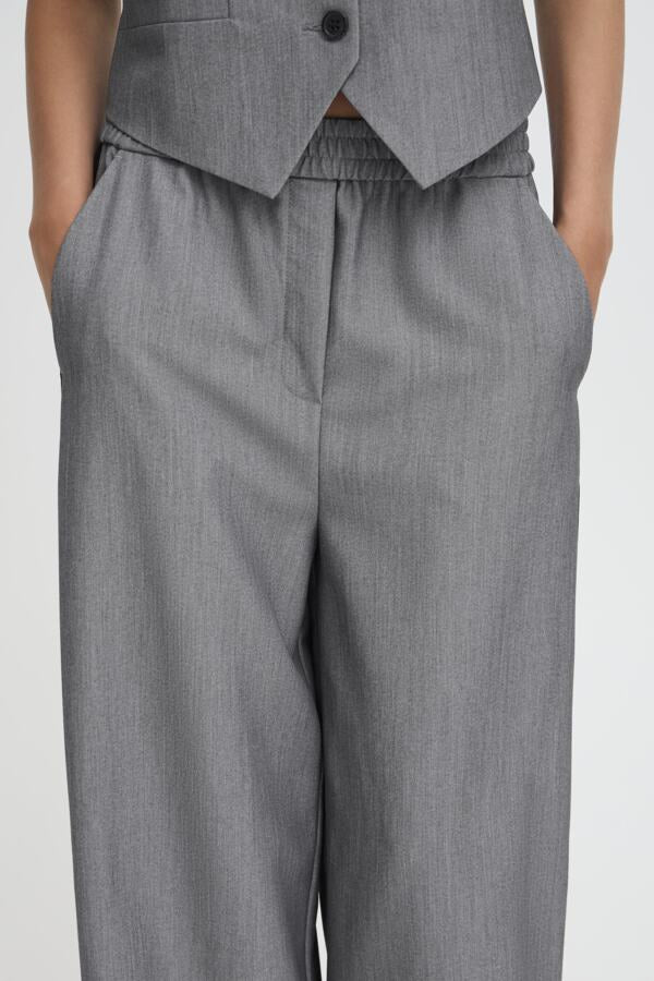 GREY MELANGE DANTA JOGGER TROUSER