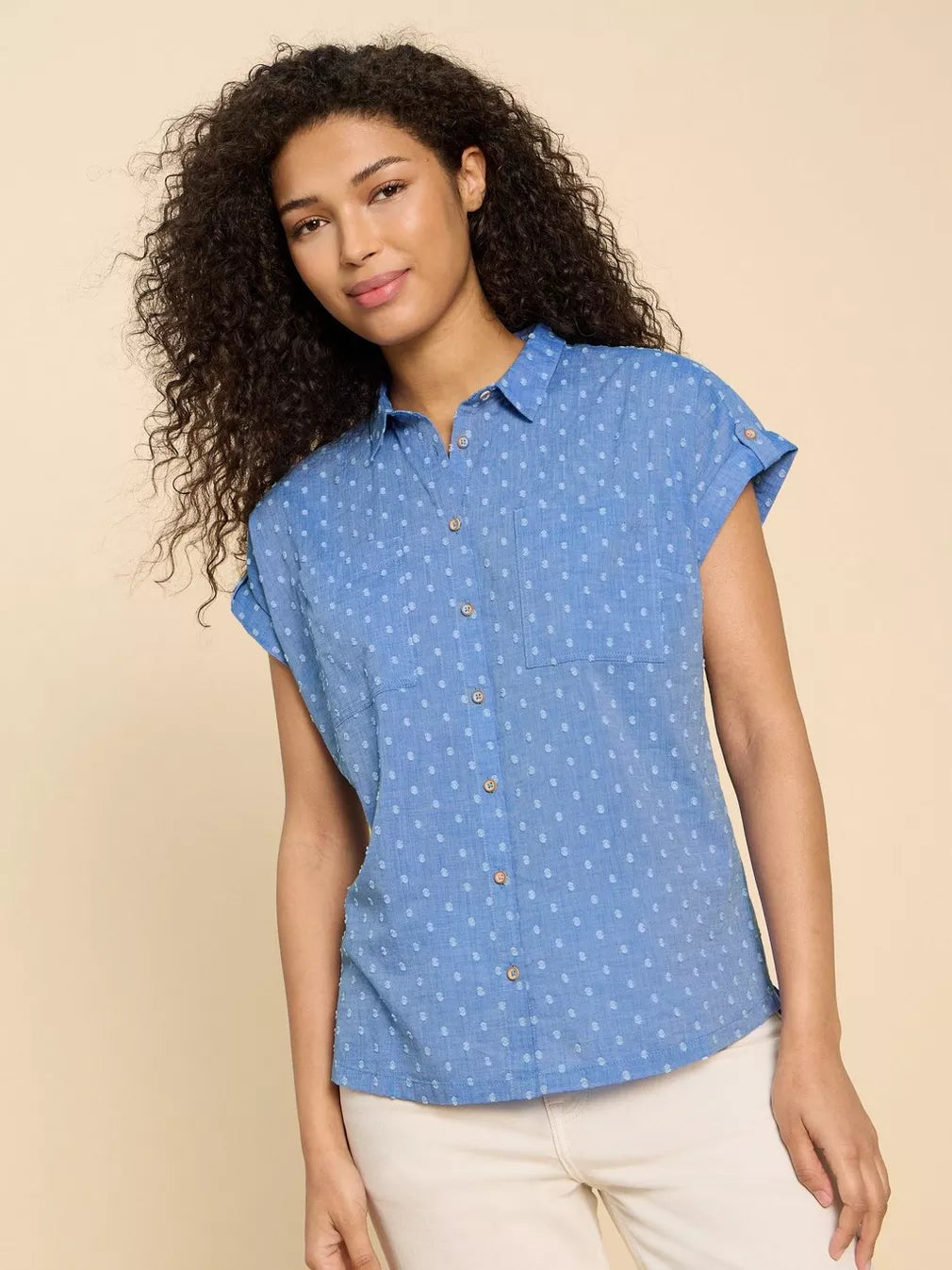 BLUE ELLIE ORGANIC COTTON SHIRT