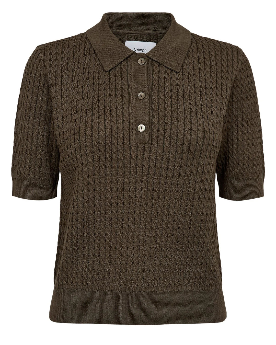 SEA TURTLE ALETTE POLO KNIT TOP