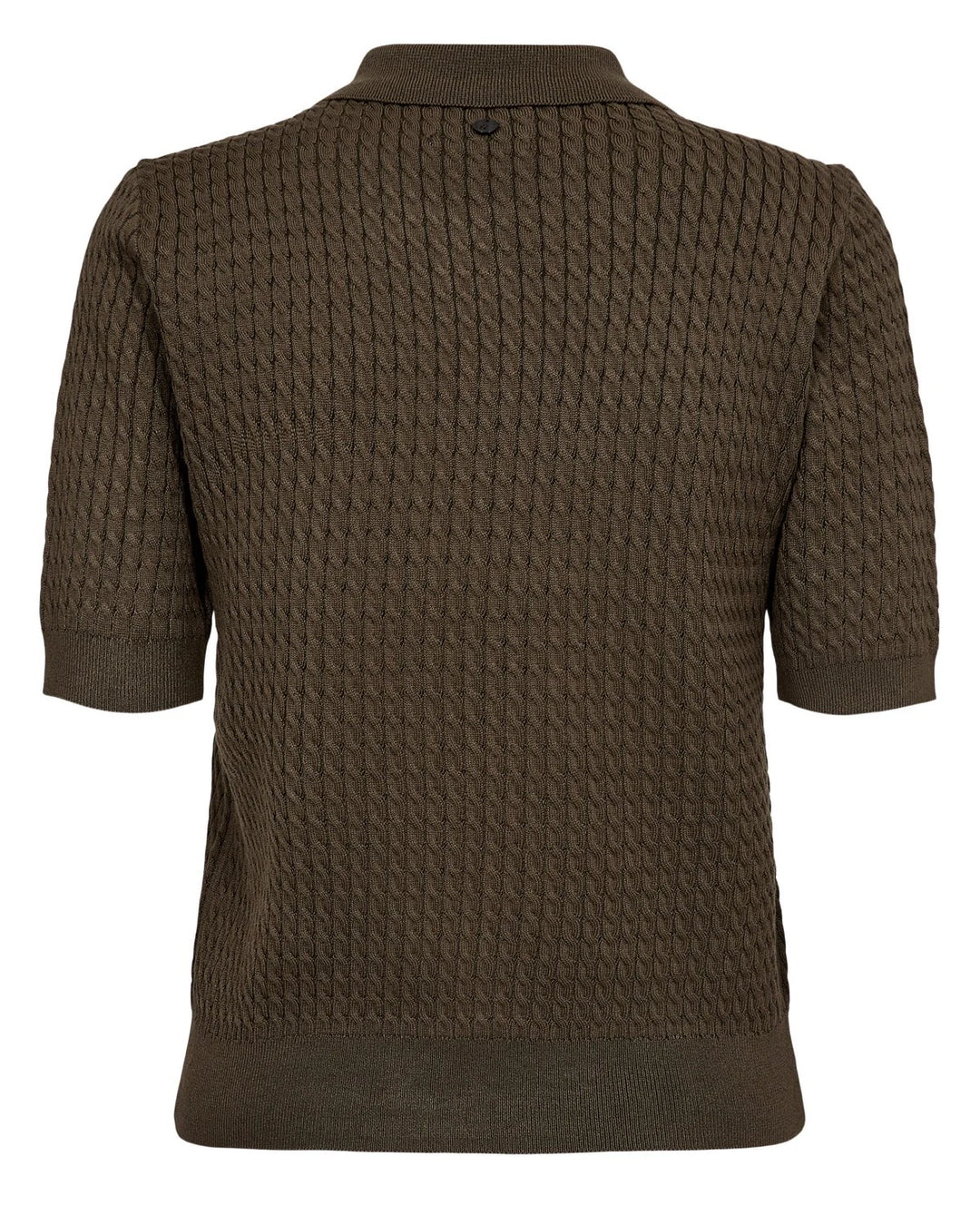 SEA TURTLE ALETTE POLO KNIT TOP