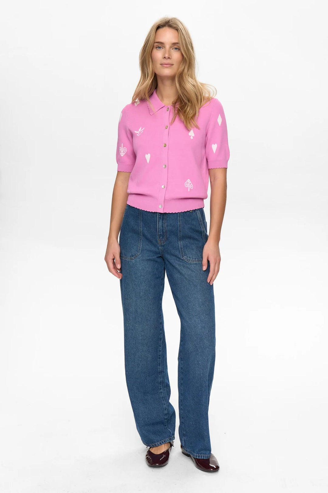 FUCHSIA PINK MALITTA CARDIGAN