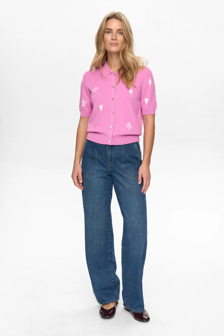 FUCHSIA PINK MALITTA CARDIGAN