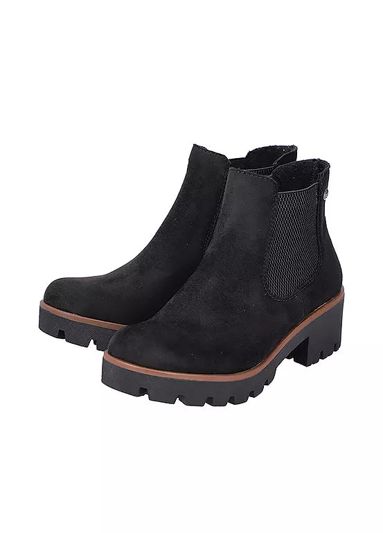 BLACK HEELED BOOT