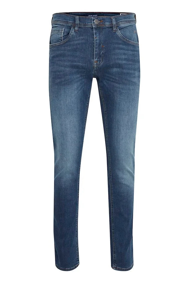 MID BLUE DENIM TWISTER SLIM REGULAR FIT JEAN