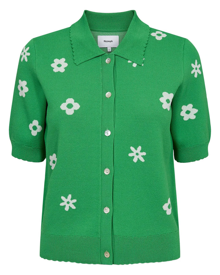 VIBRANT GREEN MARGITTA CARDIGAN