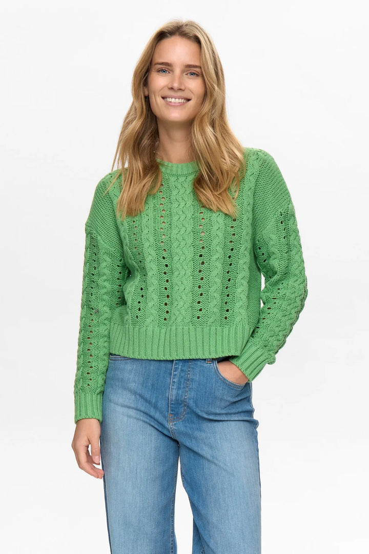 VIBRANT GREEN REMI PULLOVER
