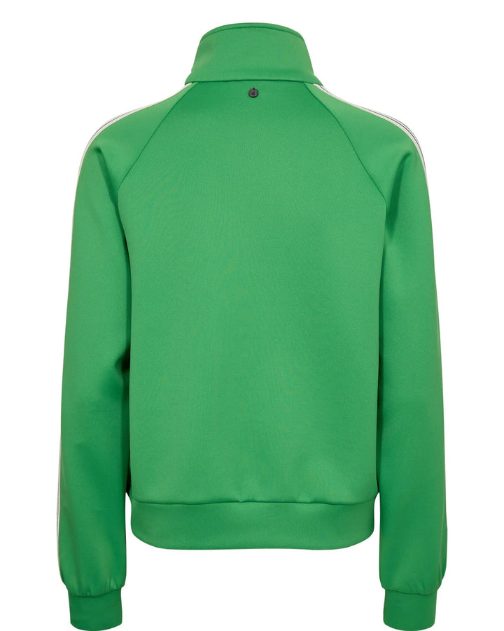 VIBRANT GREEN SENADA ZIP UP TOP