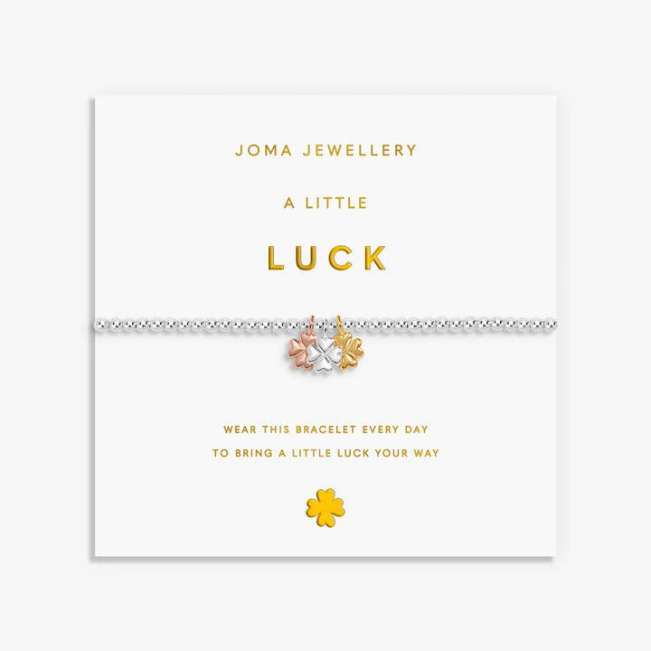 A LITTLE CHARMED MOMENTS LUCK BRACELET