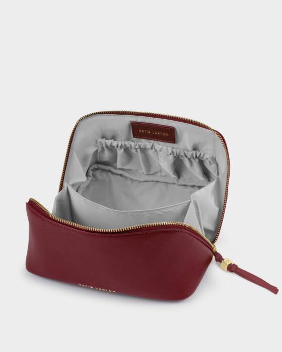 SOHO MEDIUM MAKEUP & WASH BAG CHERRY
