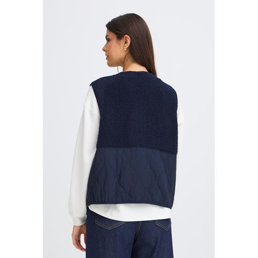 NAVY BLAZER MIKALA WAISTCOAT