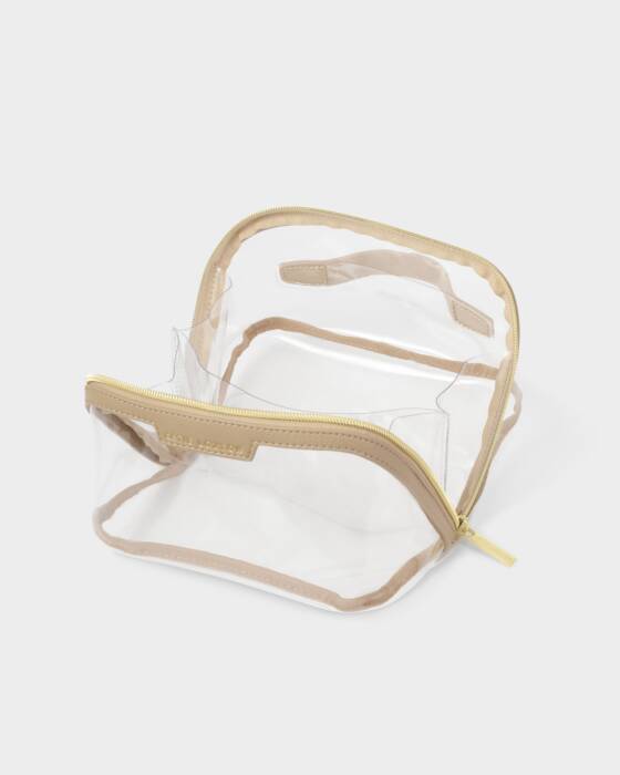 MEDIUM CLEAR MAKEUP & WASH BAG