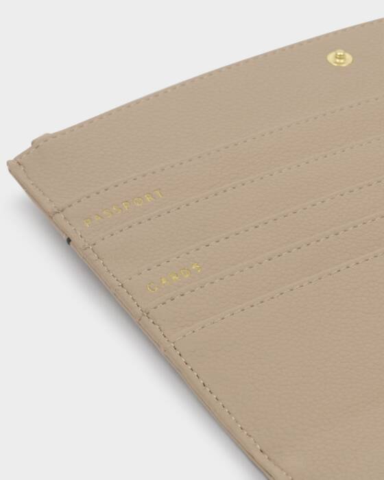 TRAVEL ORGANISER CROSSBODY BAG LIGHT TAUPE