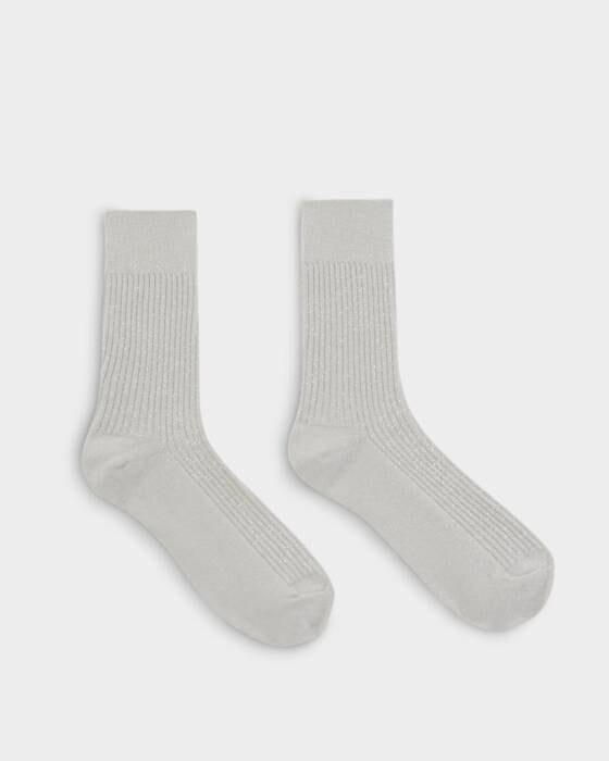 GIFT BOXED SPARKLE SOCKS GREY