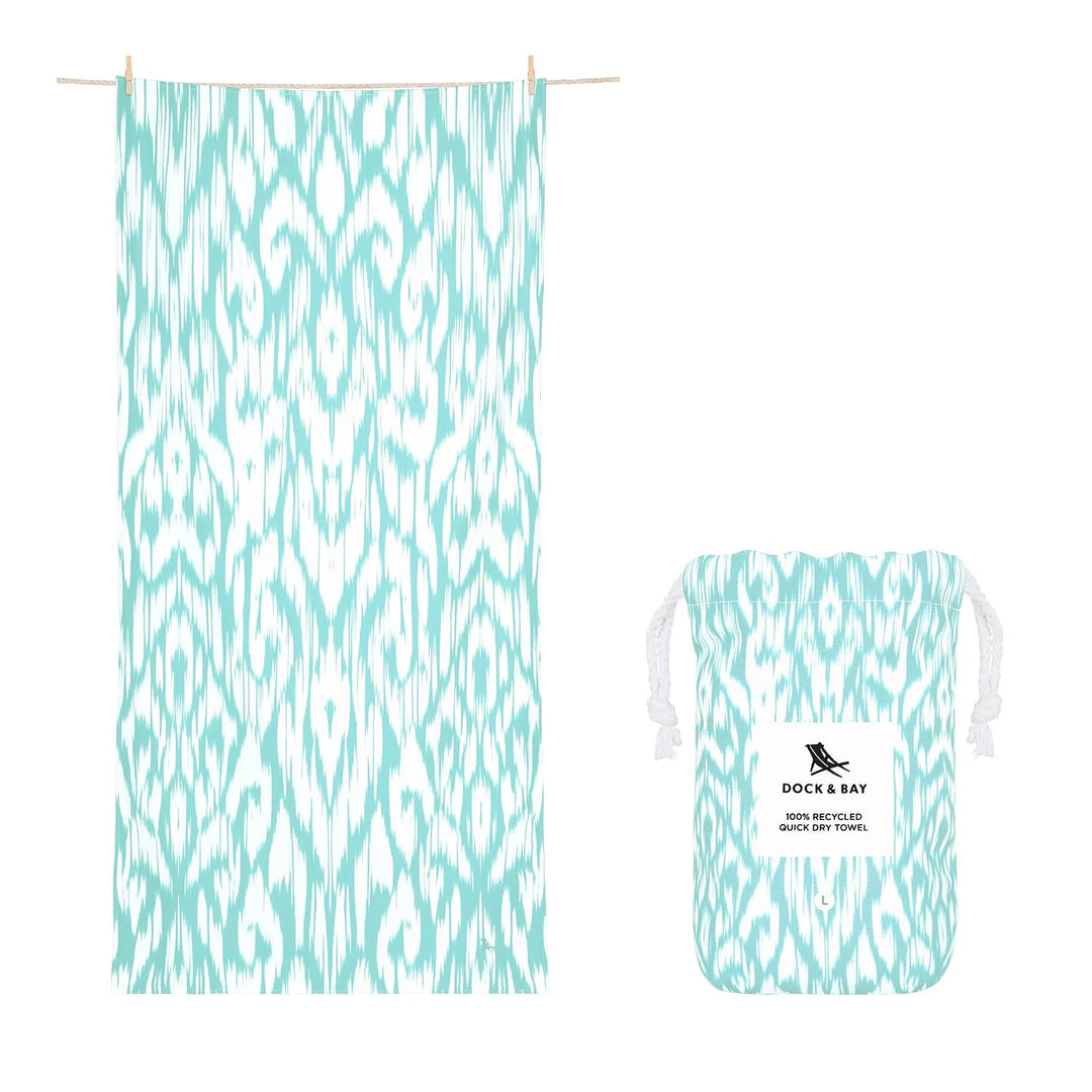 SOFT SEAFOAM QUICK DRY BEACH TOWEL