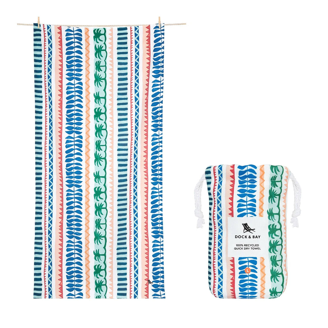 PALM BEACH QUICK DRY BEACH TOWEL