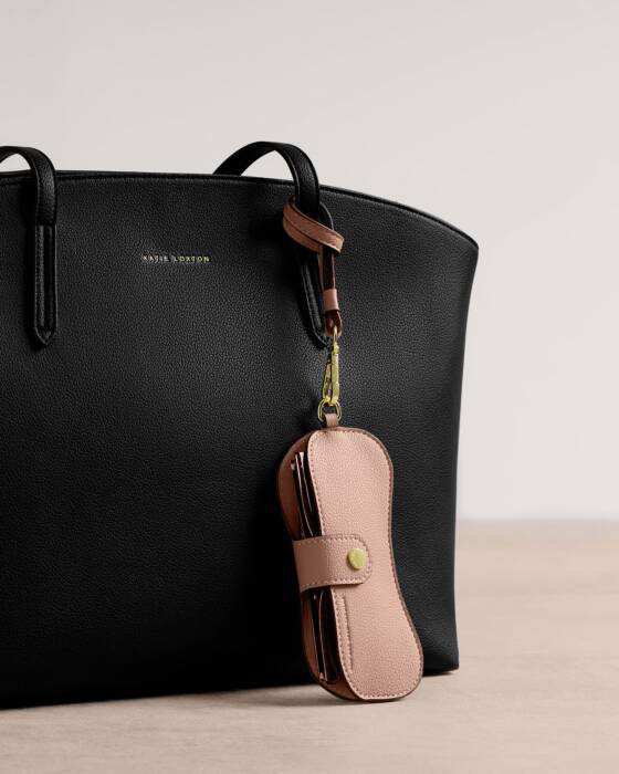 EVERYDAY GLASSES CASE BLUSH TAUPE