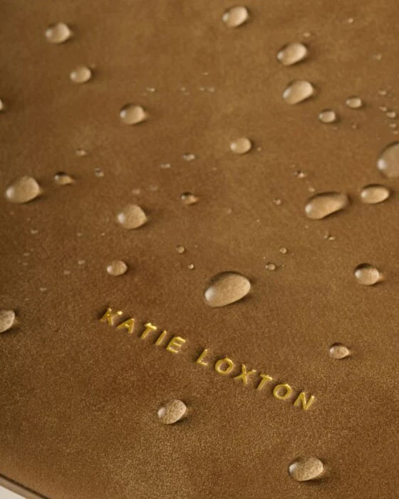 CORD SUEDETTE PURSE CARAMEL