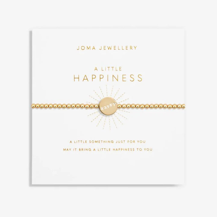 A LITTLE HAPPINESS GOLD BRACELET