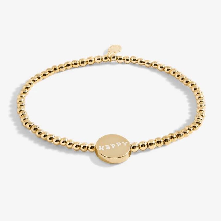 A LITTLE HAPPINESS GOLD BRACELET