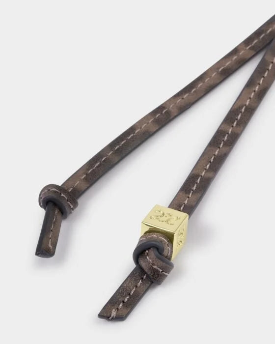 HEART BESTIE CHARM TASSEL KEYRING LEOPARD