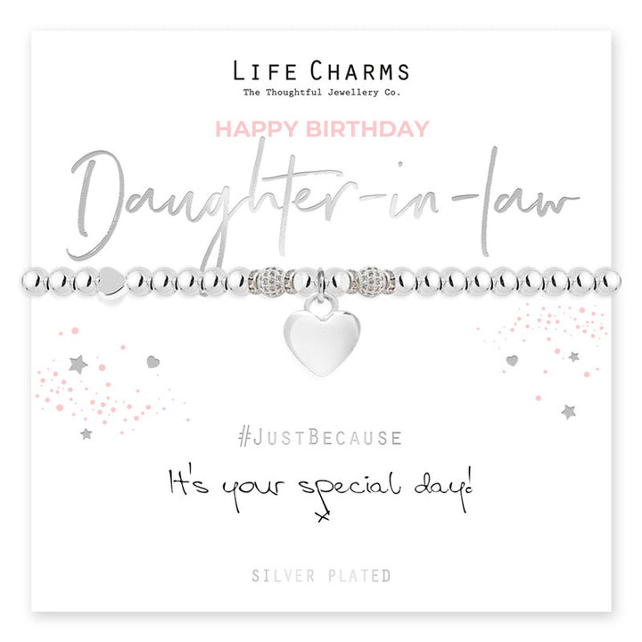 HAPPY BIRTHDAY DAUGHTER IN LAW BRACELET