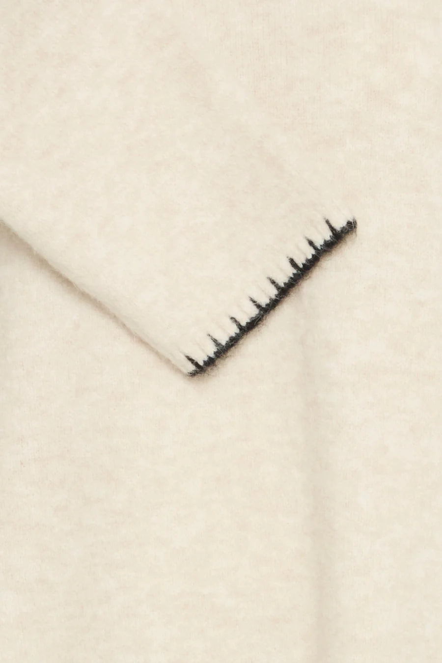 BIRCH MELANGE OMEA ROLLNECK JUMPER