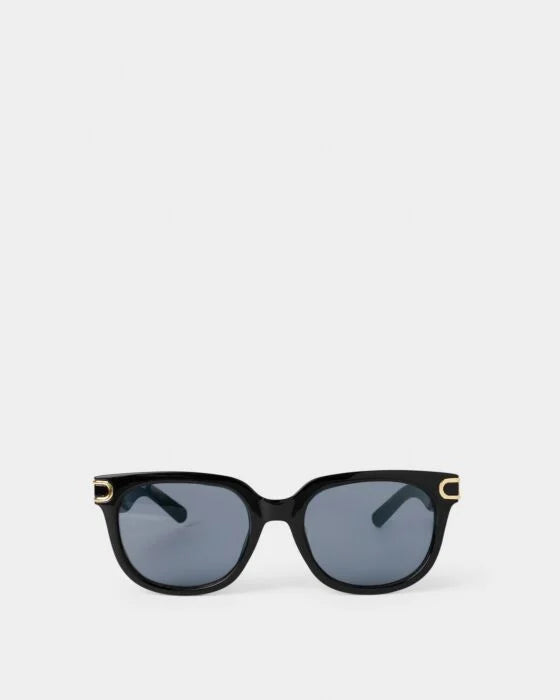 BLACK MANHATTAN SUNGLASSES