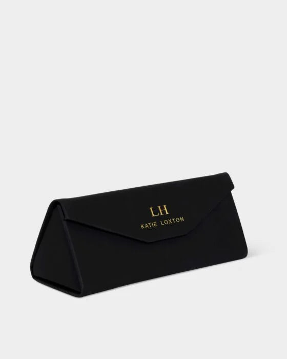 STRIPED BROWN RIMMI SUNGLASSES