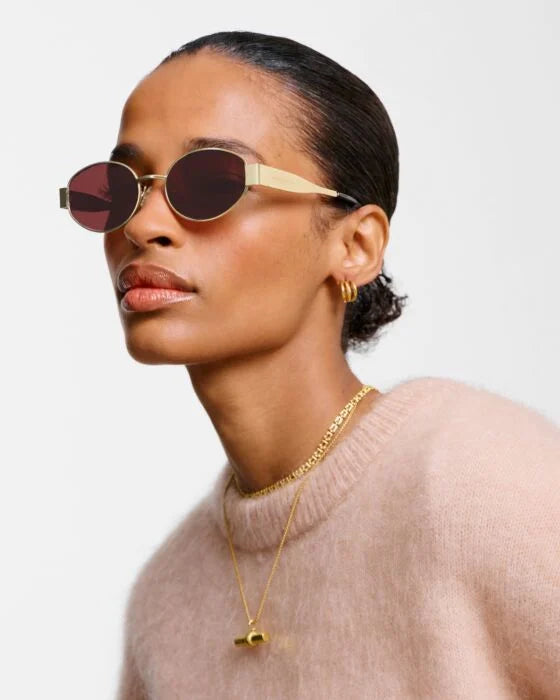 MATTE GOLD TORTOISESHELL SIENA SUNGLASSES