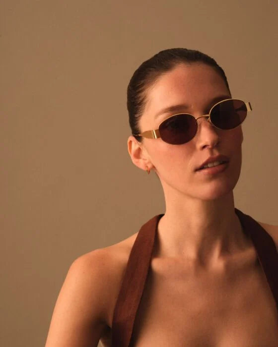 MATTE GOLD TORTOISESHELL SIENA SUNGLASSES