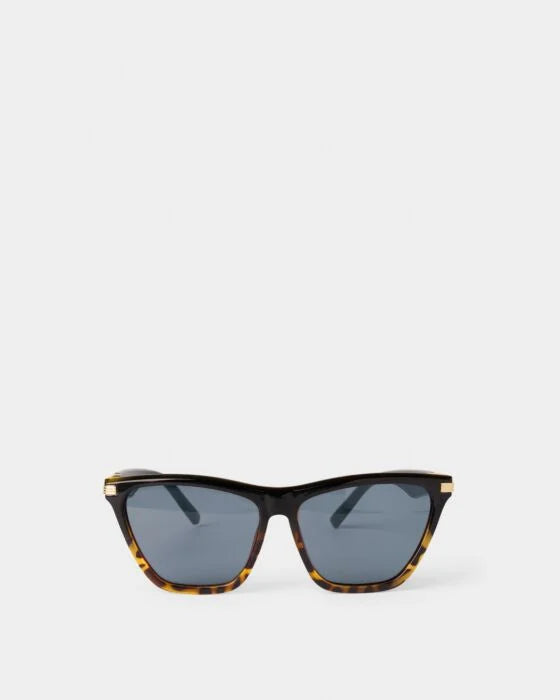 BLACK TORTOISESHELL GRADIENT MARBELLA SUNGLASSES