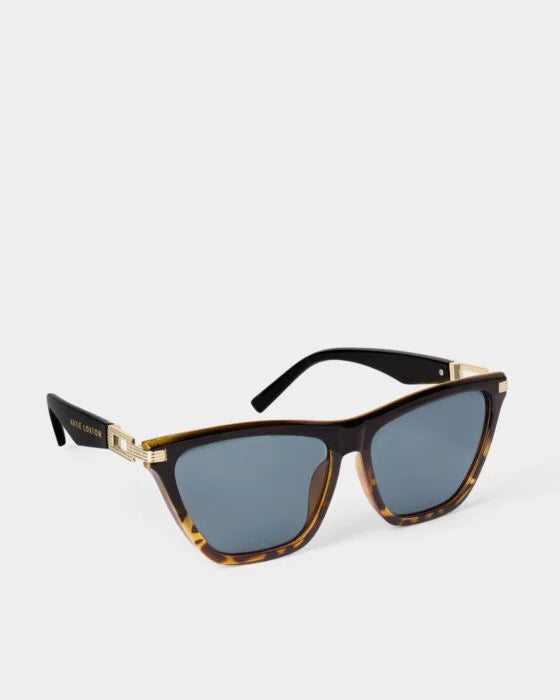 BLACK TORTOISESHELL GRADIENT MARBELLA SUNGLASSES