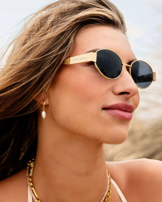 MATTE GOLD SIENNA SUNGLASSES