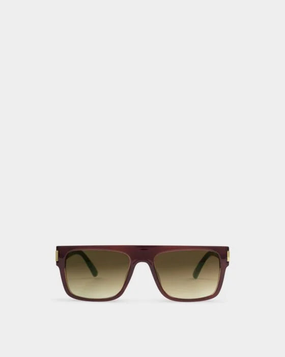 DARK CHERRY ASPEN SUNGLASSES