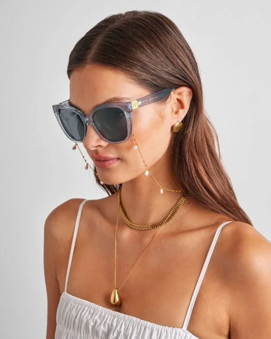 SOL PEARL SUNGLASSES CHAIN | GOLD COATED