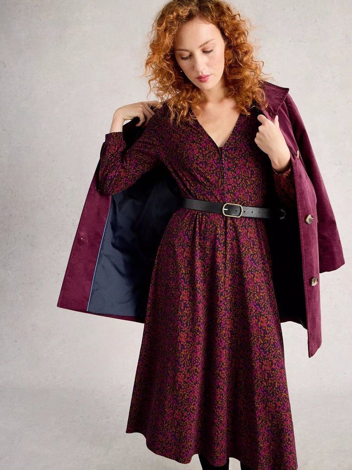 PINK MULTI MEGAN JERSEY DRESS