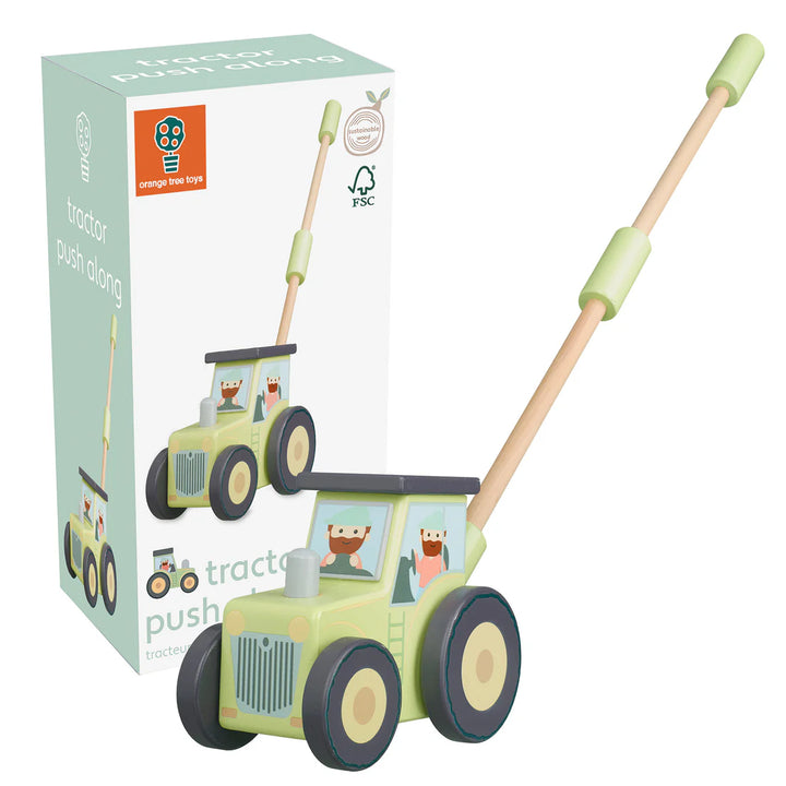 BOXED PUSH ALONG - TRACTOR (FSC)