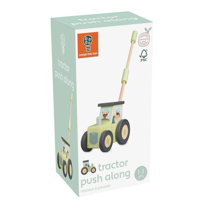 BOXED PUSH ALONG - TRACTOR (FSC)