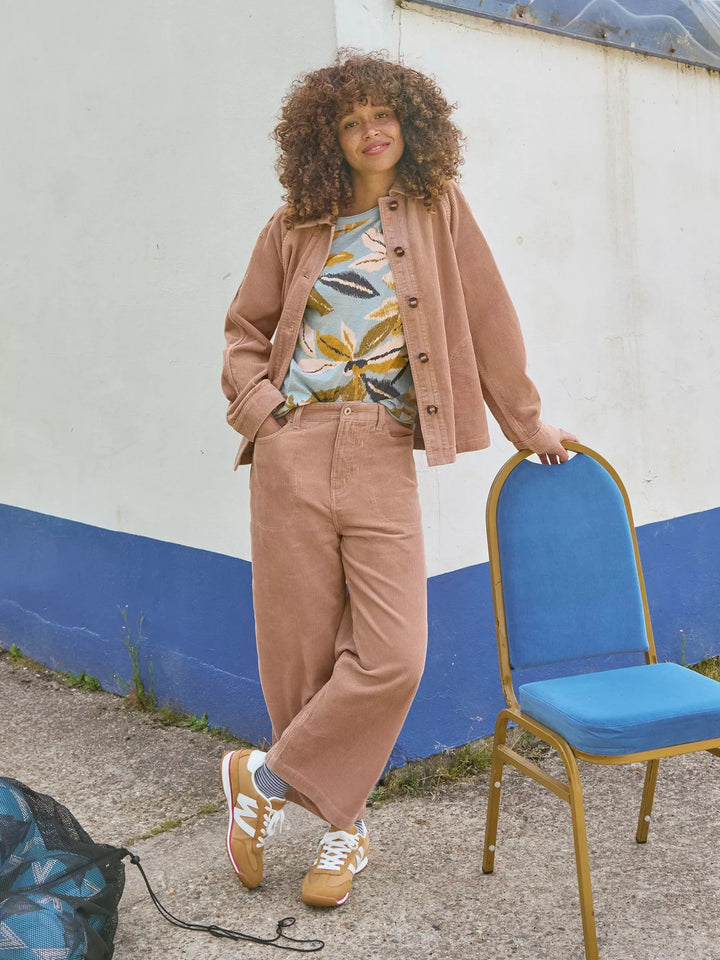 LIGHT NATURAL EDEN CORD JACKET