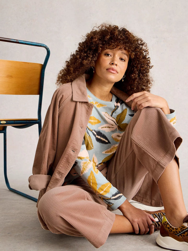 LIGHT NATURAL EDEN CORD JACKET