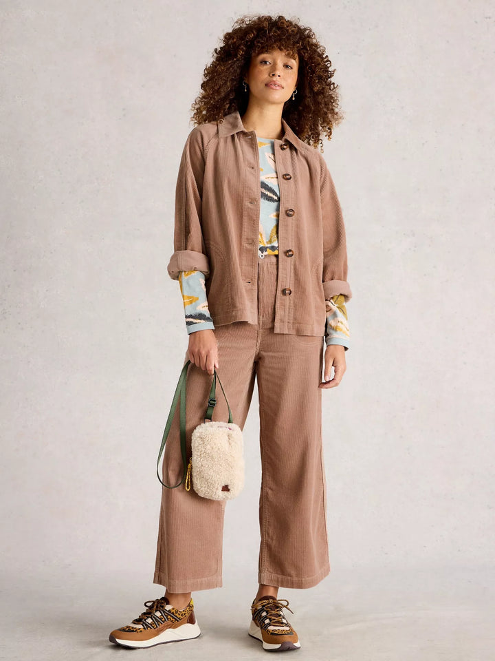 LIGHT NATURAL EDEN CORD JACKET